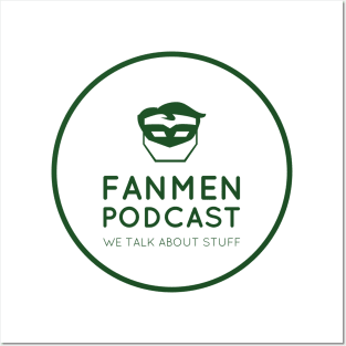 FANMEN Podcast Logo (Green) Posters and Art